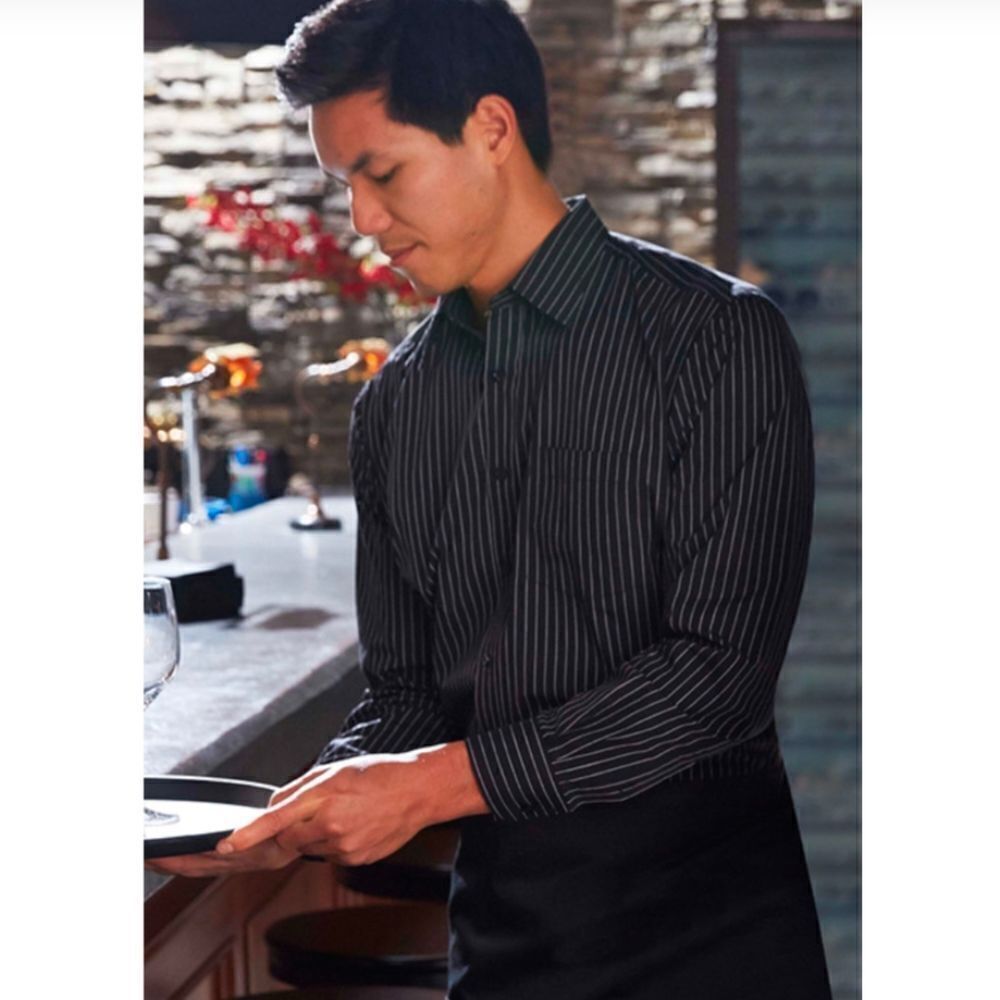 Mens Onyx & lavander‎ Pinstripe Dress Shirt